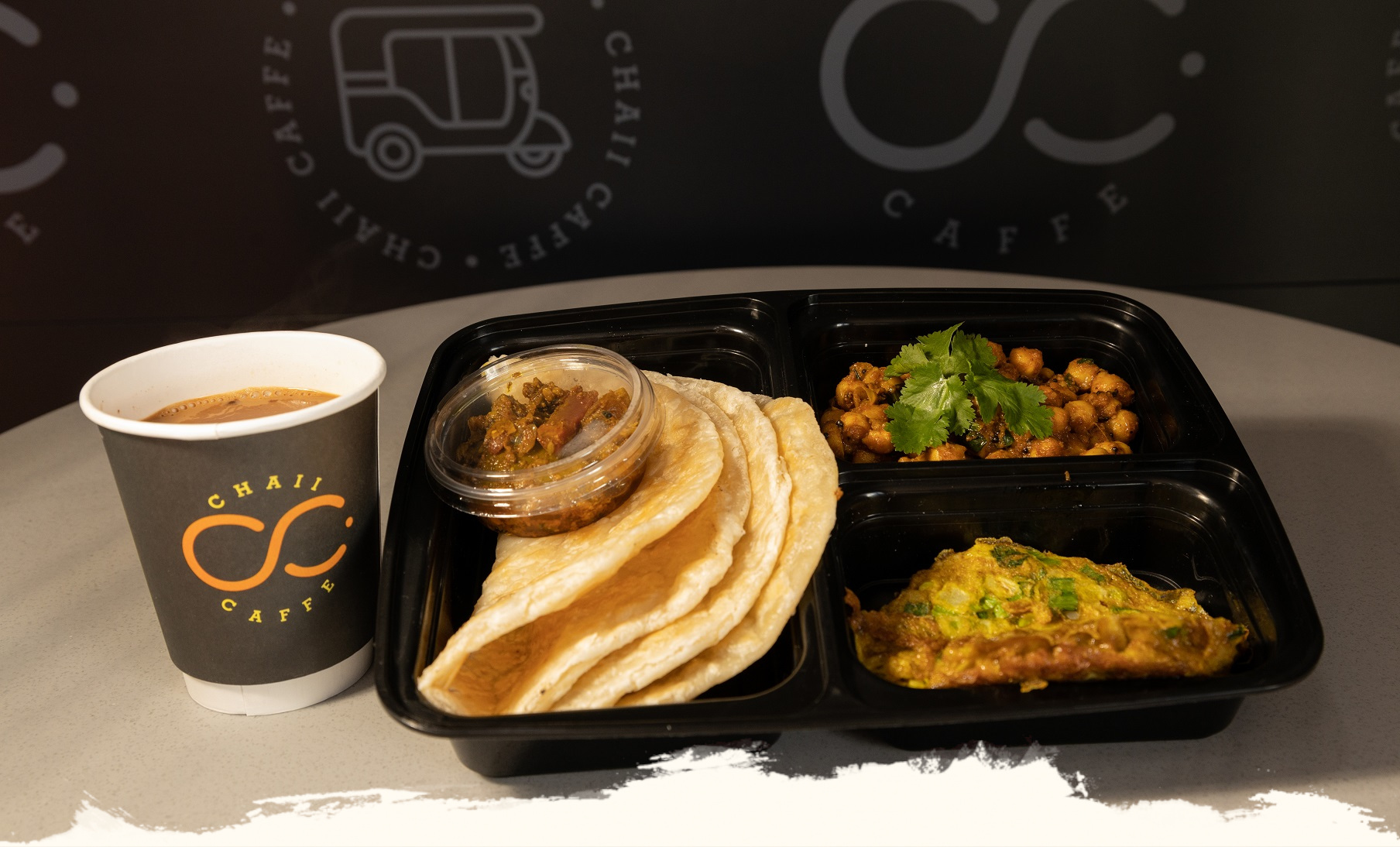 Fresh Coffee with Croissant